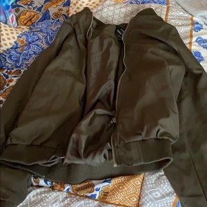 Green Bomber Jacket